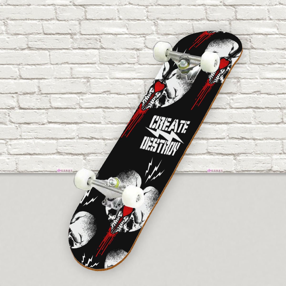 CREATE DESTROY SKATEBOARD STICKER - BACK