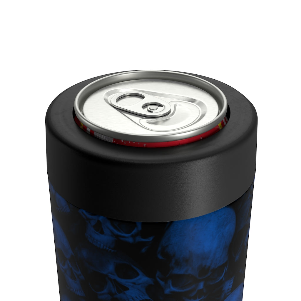 GRUMPY ASS GUYS CLUB BLUE SKULL Can Holder