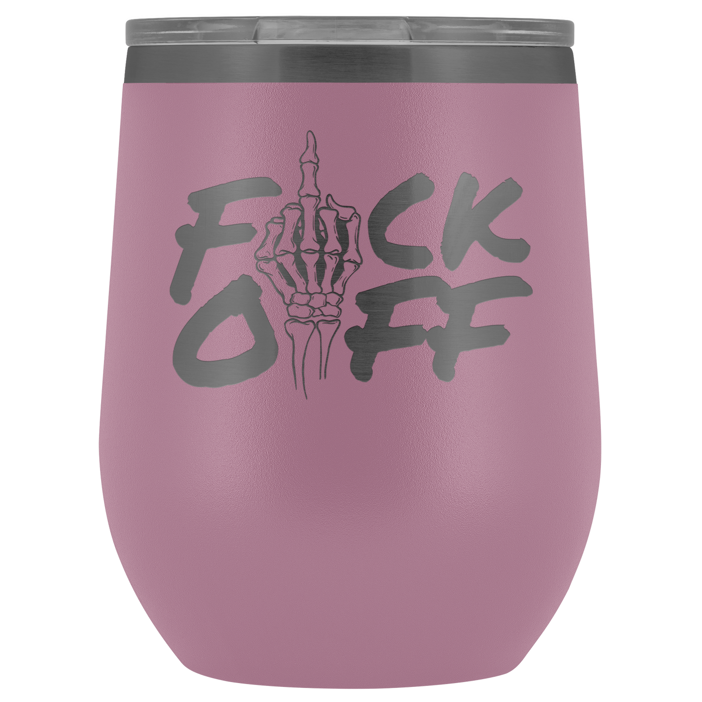 F*CK OFF WINE TUMBLER