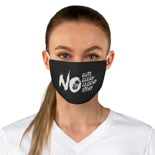 NO GUTS NO GLORY Fabric Face Mask
