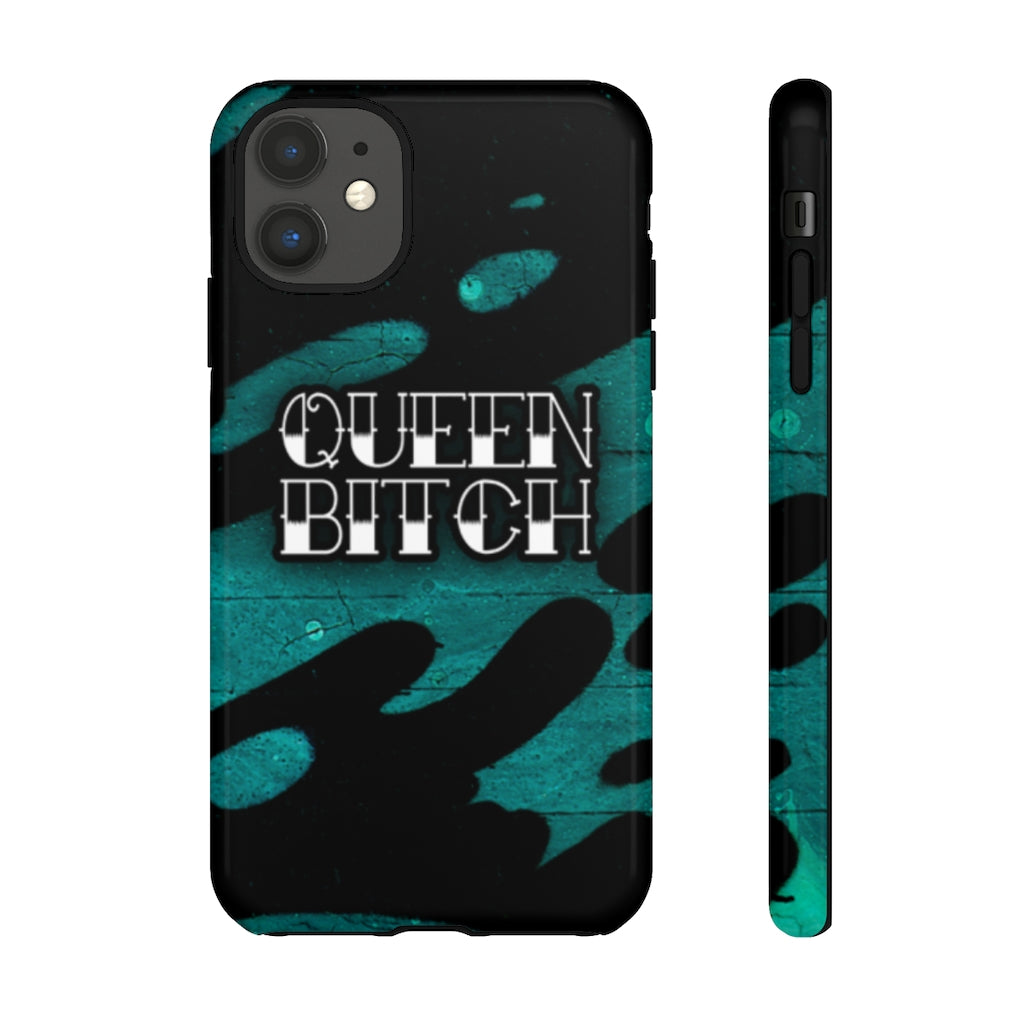 QUEEN BITCH TITLE GRAFFITI Tough Phone Case
