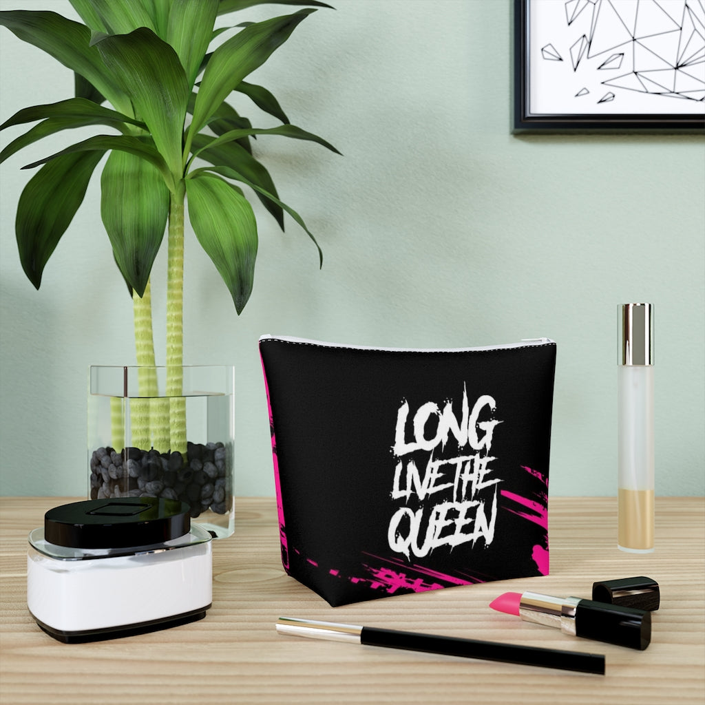 LONG LIVE THE QUEEN Cotton Cosmetic Bag