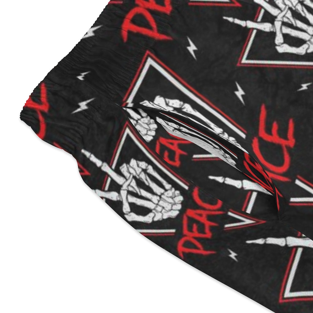PEACE OUT Swim Trunks