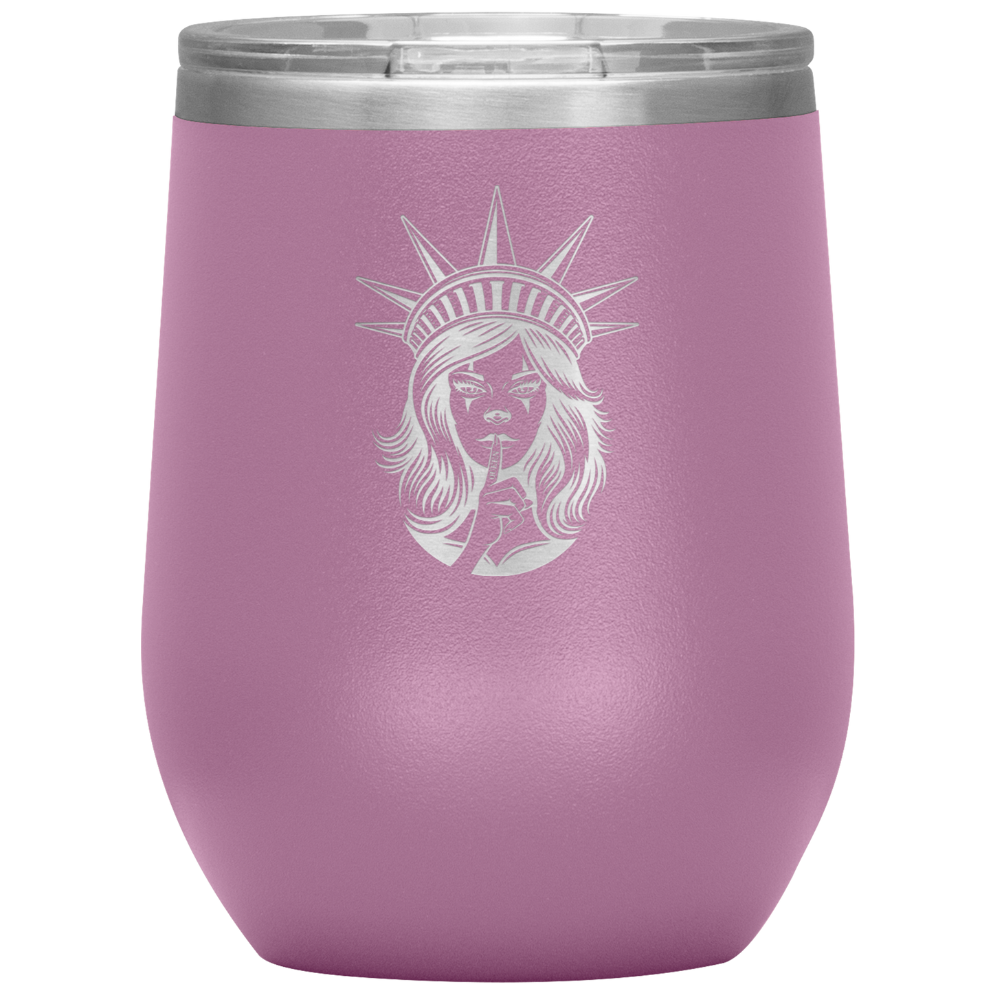 LISTEN TO THE QUEEN WINE TUMBLER