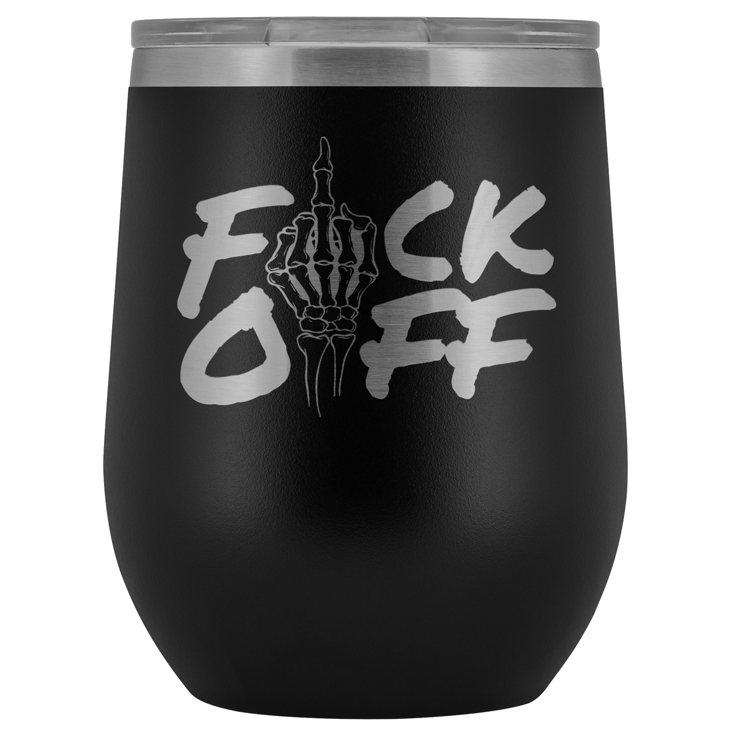 F*CK OFF WINE TUMBLER