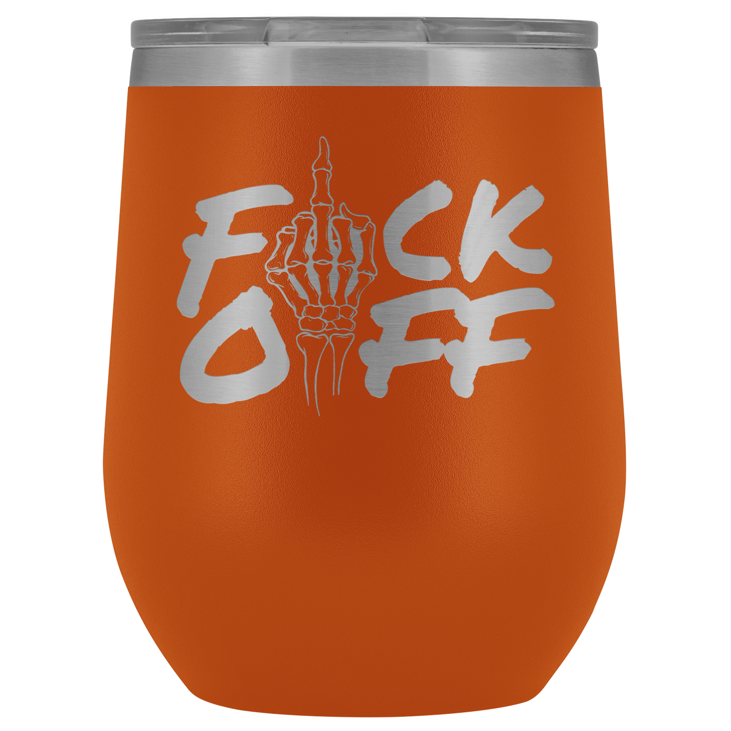 F*CK OFF WINE TUMBLER