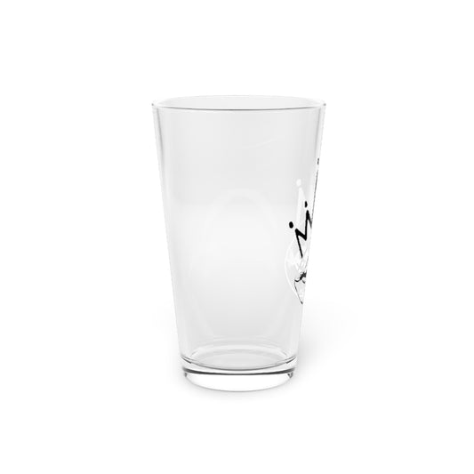 QUEEN BITCH TATTOO PINT GLASS