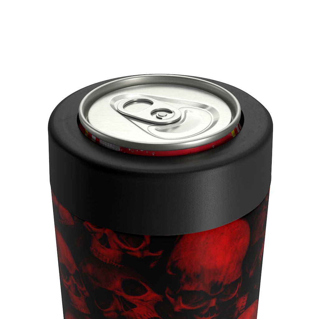 GRUMPY ASS GUYS CLUB RED SKULL Can Holder