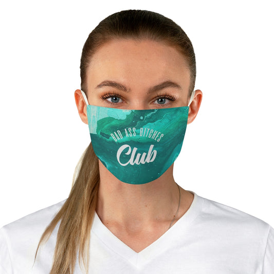 BAD ASS BITCHES CLUB Fabric Face Mask