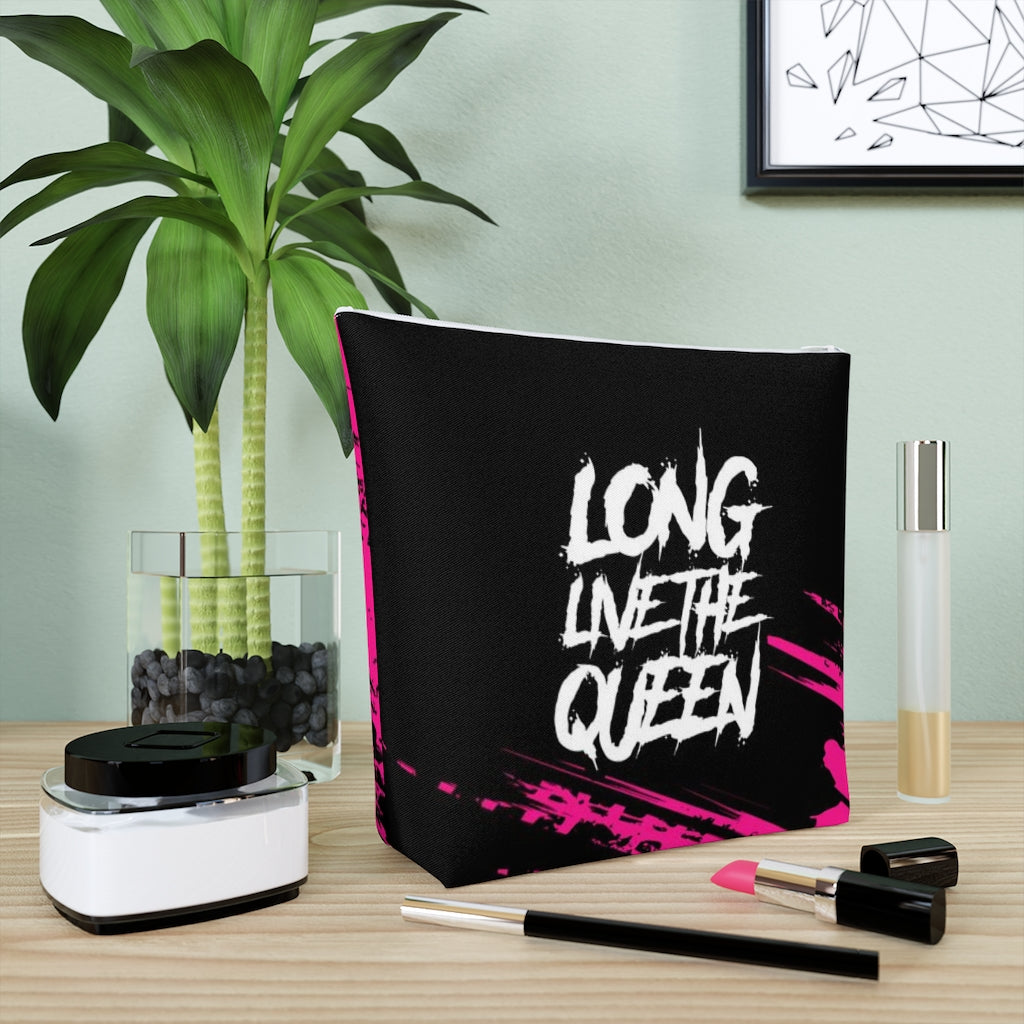 LONG LIVE THE QUEEN Cotton Cosmetic Bag
