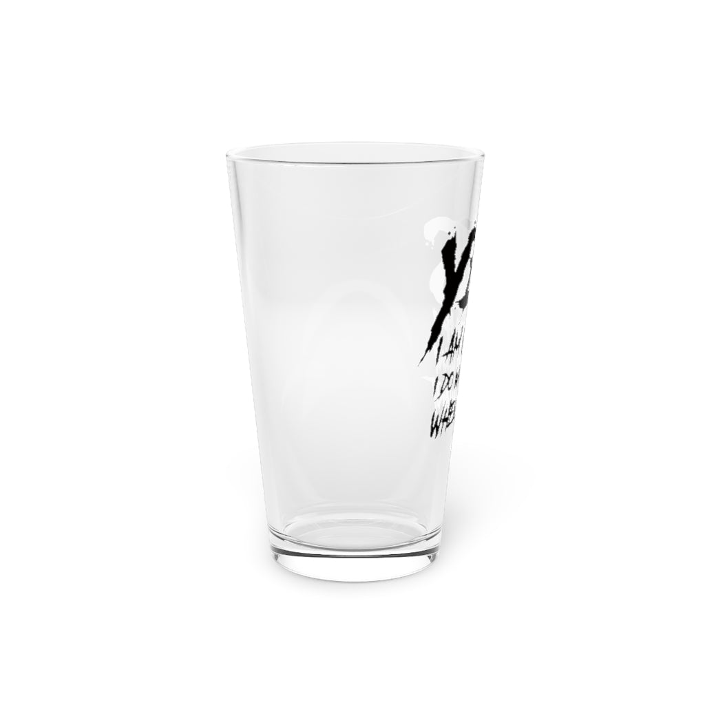 YES I AM GRUMPY PINT GLASS