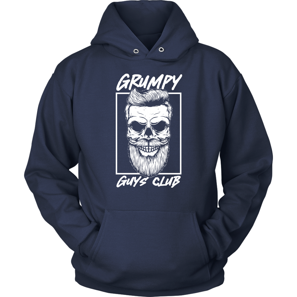 GRUMPY GUYS CLUB SKULL HOODIE