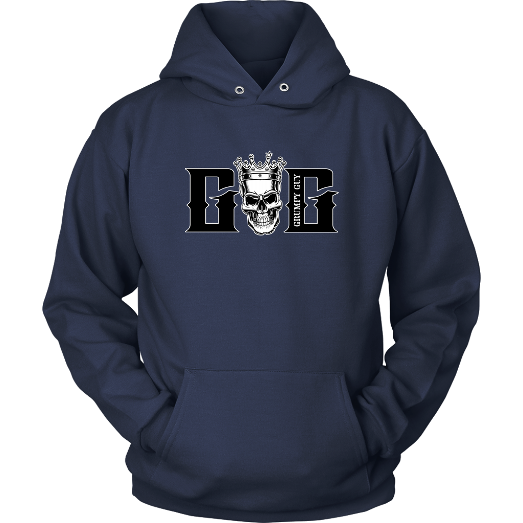 GRUMPY SKULL HOODIE