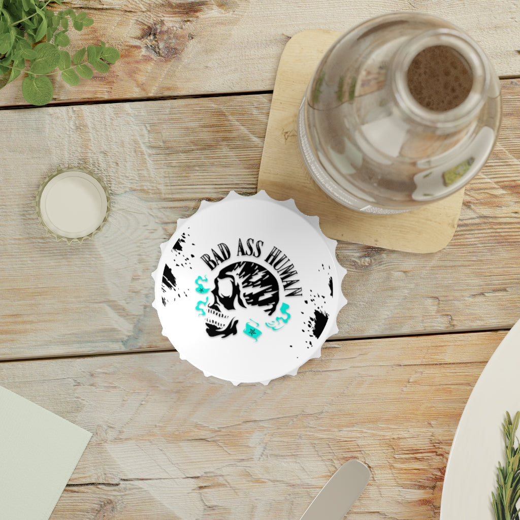 BAD ASS HUMAN SKULL Bottle Opener