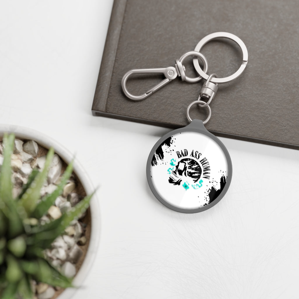 BAD ASS HUMAN SKULL Key Fob