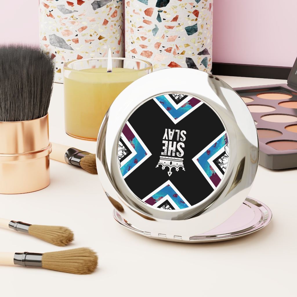 SHE SLAY Compact Travel Mirror