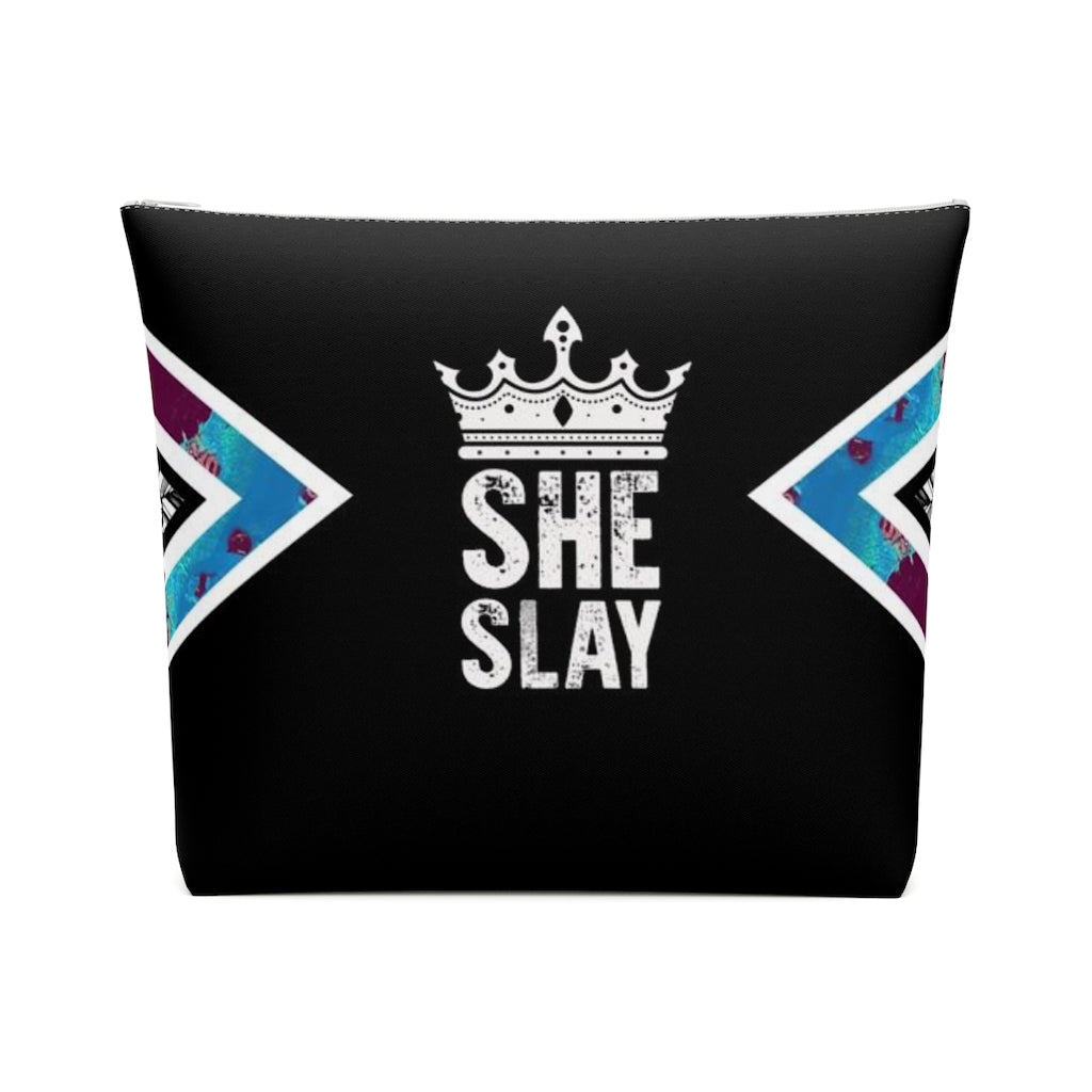 SHE SLAY Cotton Cosmetic Bag