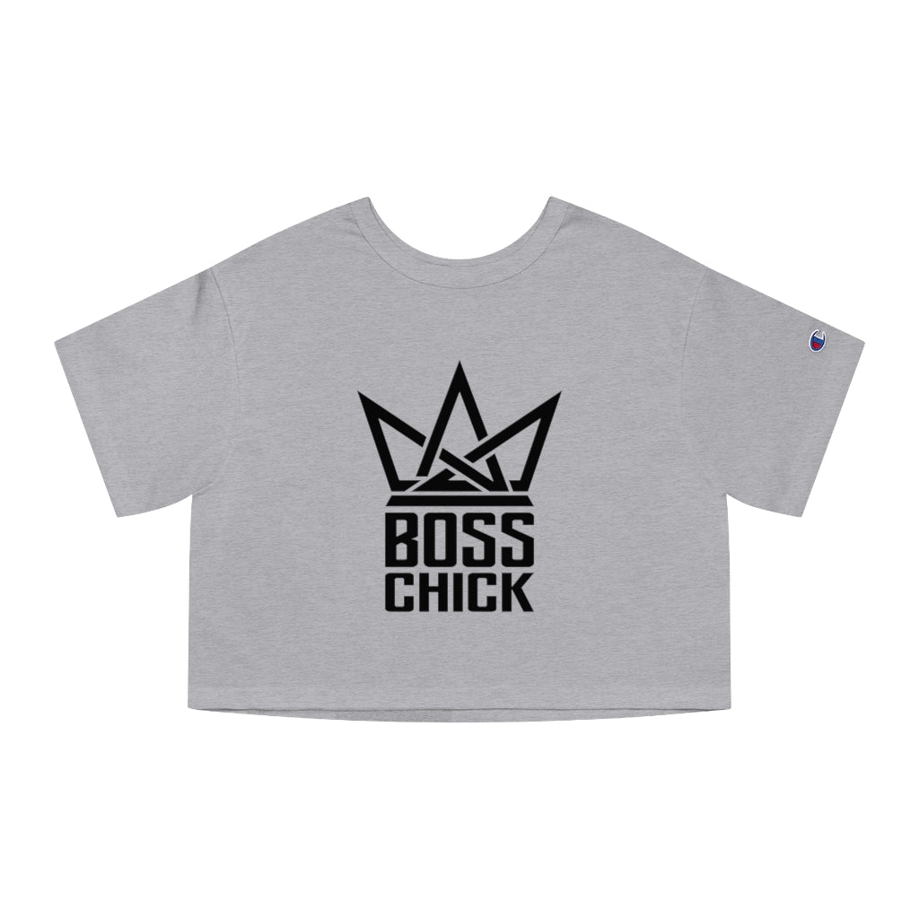 BOSS CHICK Champion Women's Heritage Cropped T-Shirt