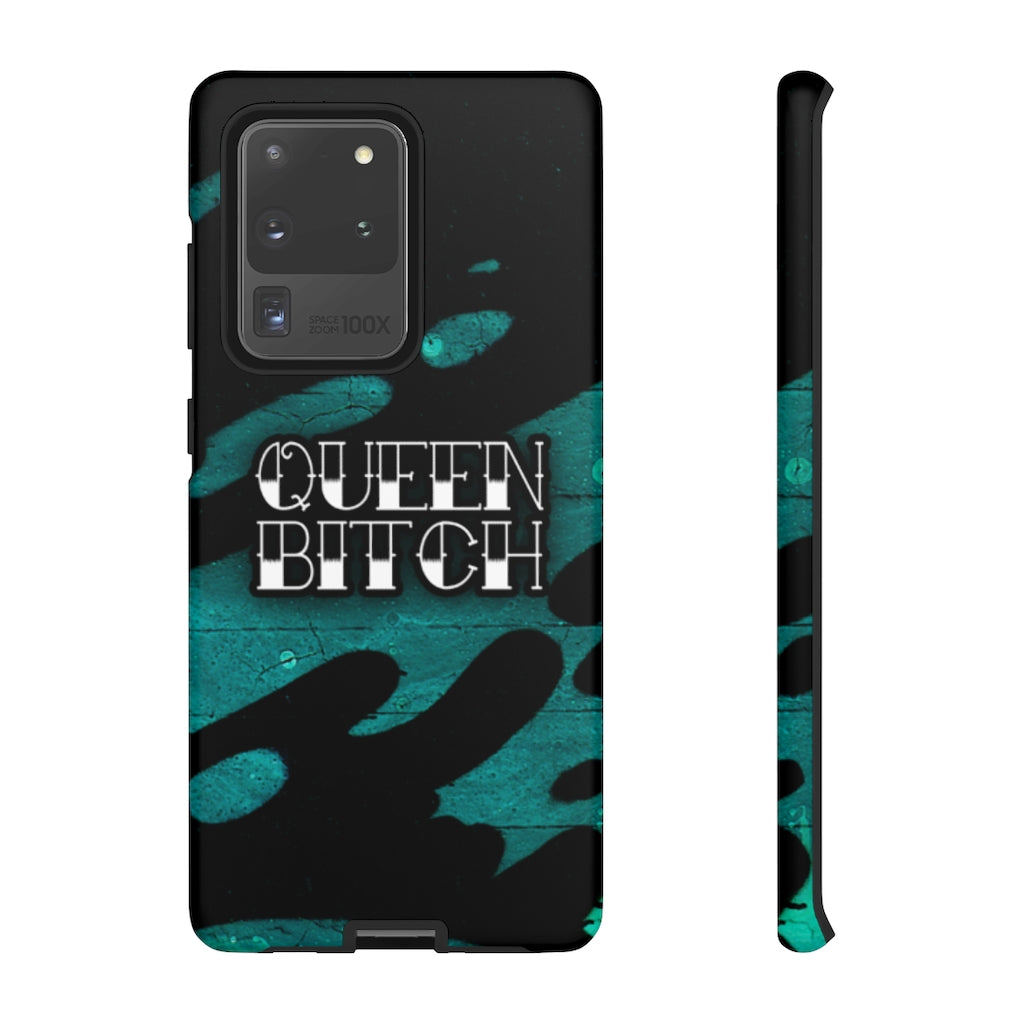 QUEEN BITCH TITLE GRAFFITI Tough Phone Case