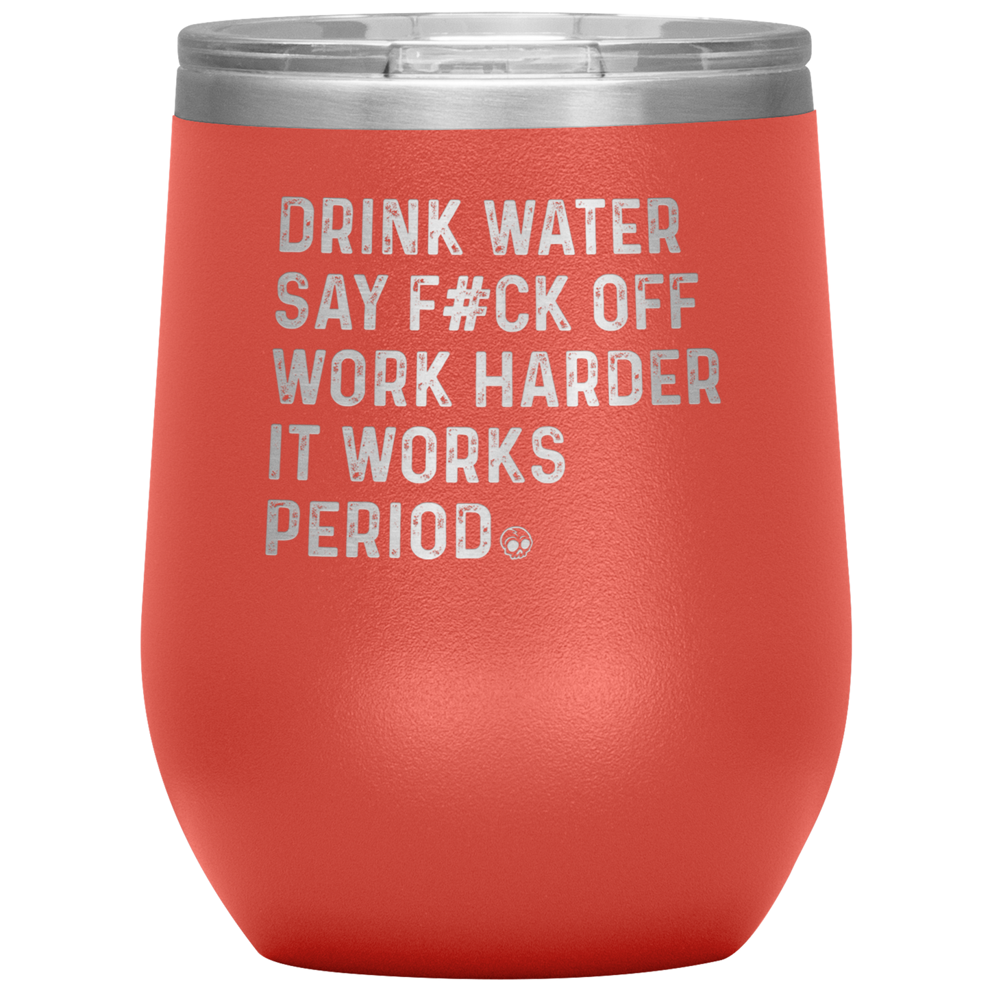 SAY F*CK OFF WINE TUMBLER