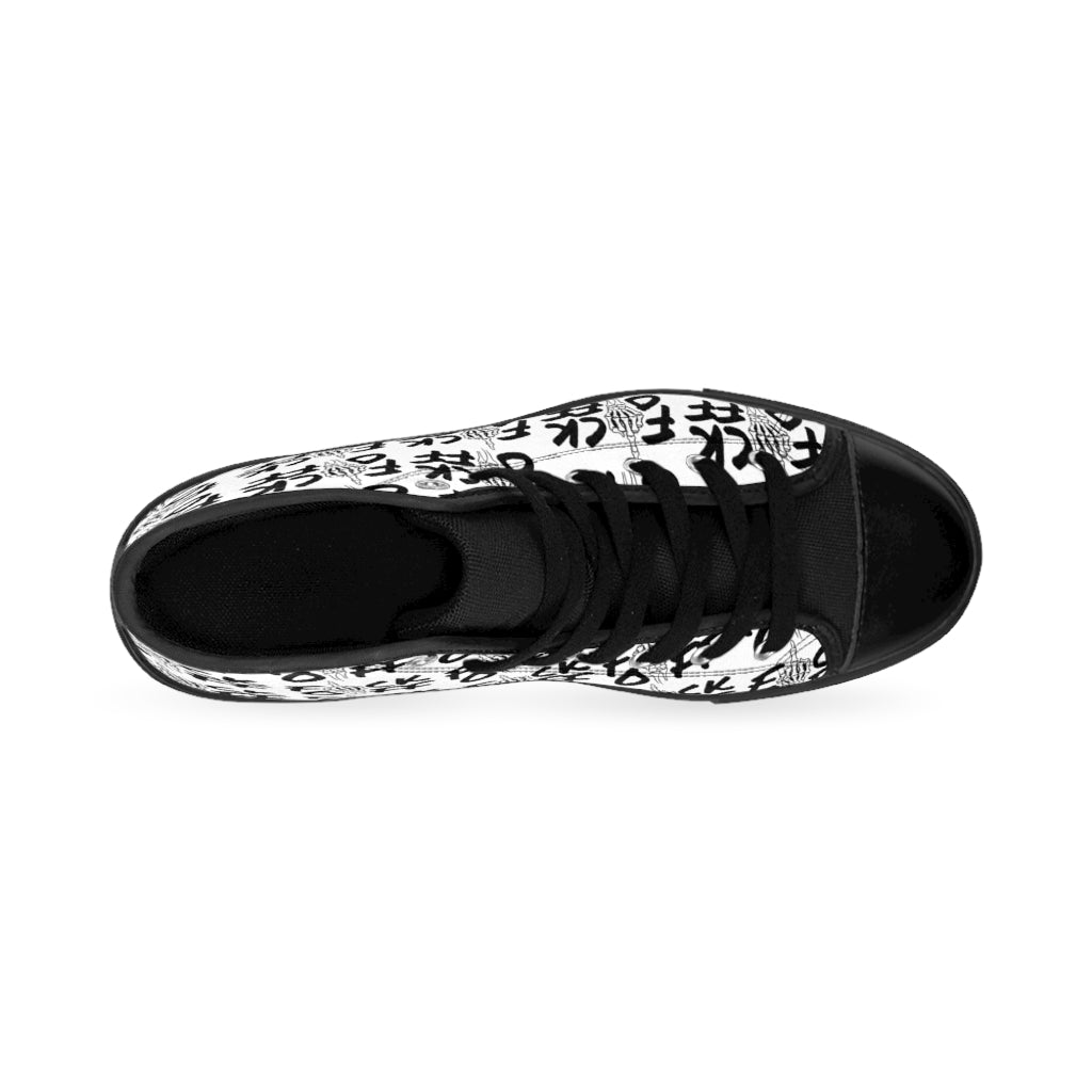F*CK OFF Men's High Top Sneakers