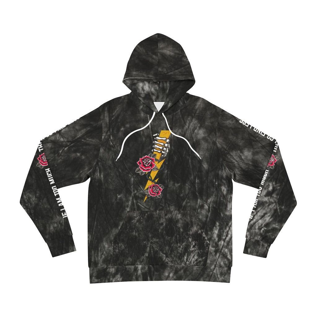 TOO MUCH FIND LESS TIE DYE HOODIE