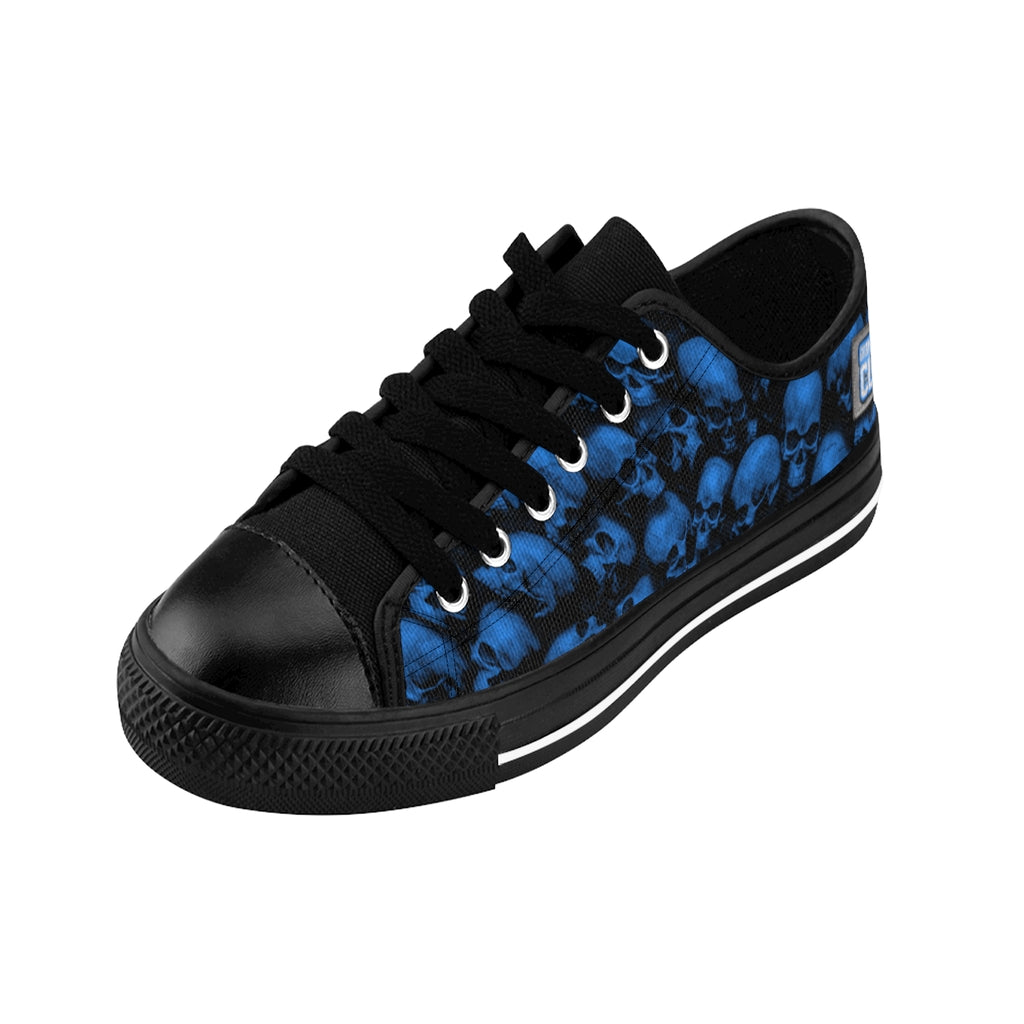 GRUMPY ASS GUYS CLUB BLUE SKULL Men's Sneakers