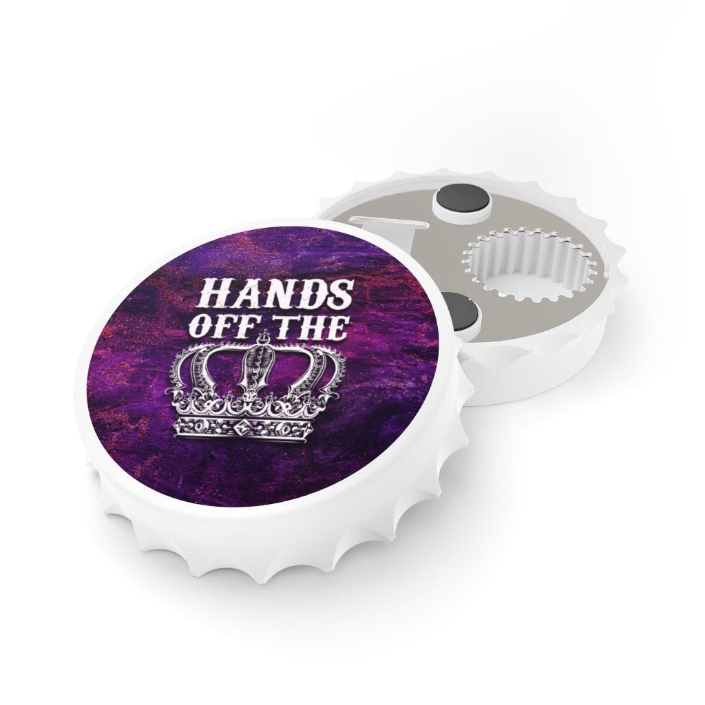 HANDS OFF THE CROWN Bottle Opener