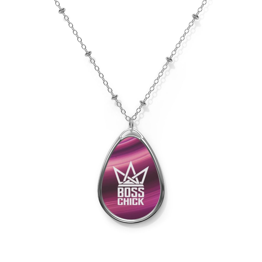 BOSS CHICK Oval Necklace