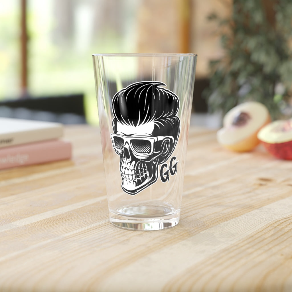 GRUMPY GUYS GLASSES PINT GLASS