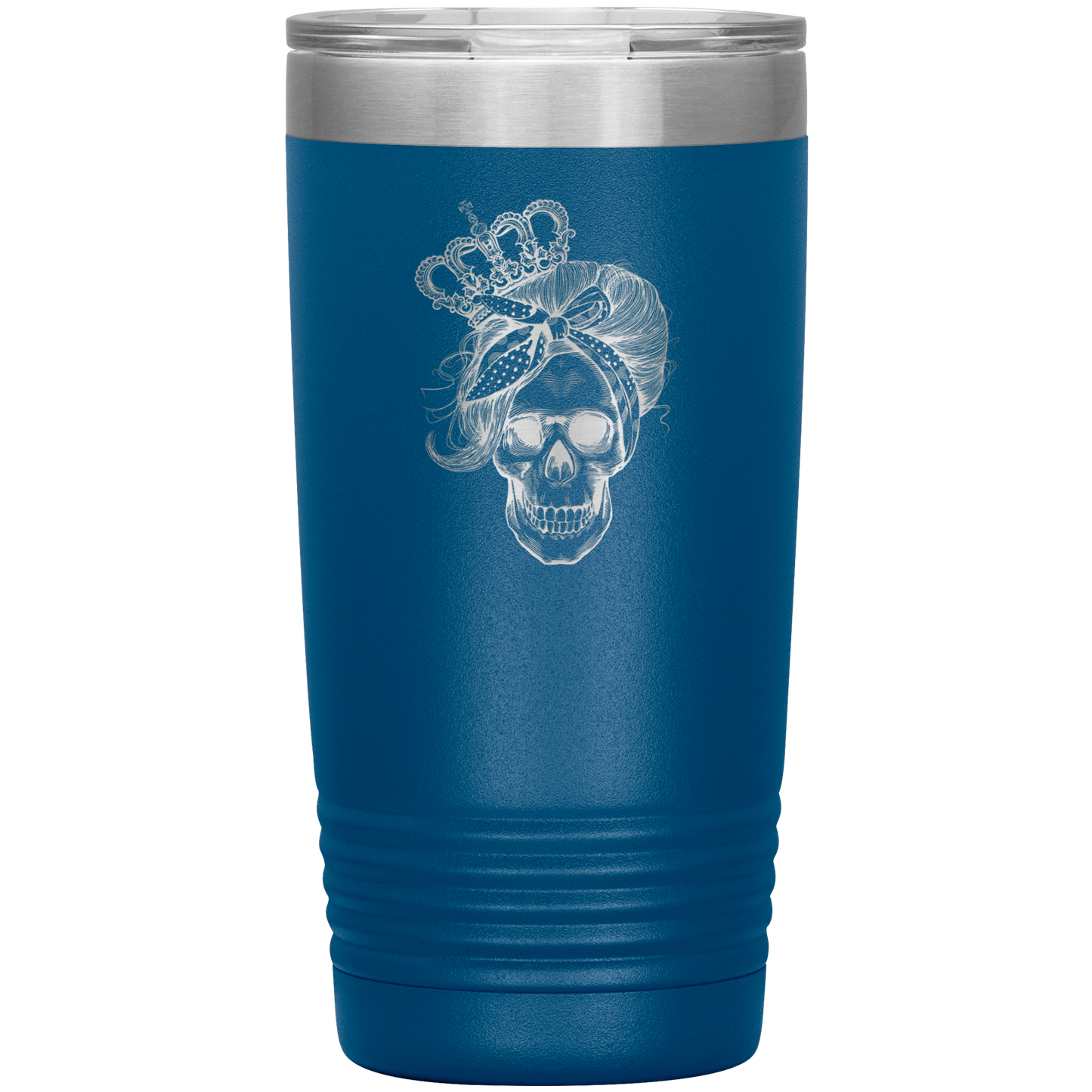 LONG LIVE THE QUEEN SKULL 20 OZ TUMBLER