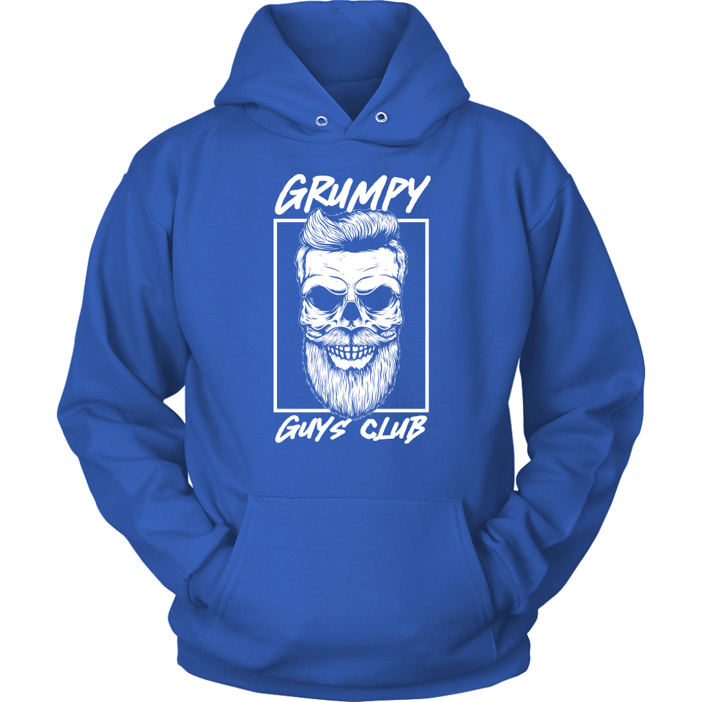 GRUMPY GUYS CLUB SKULL HOODIE