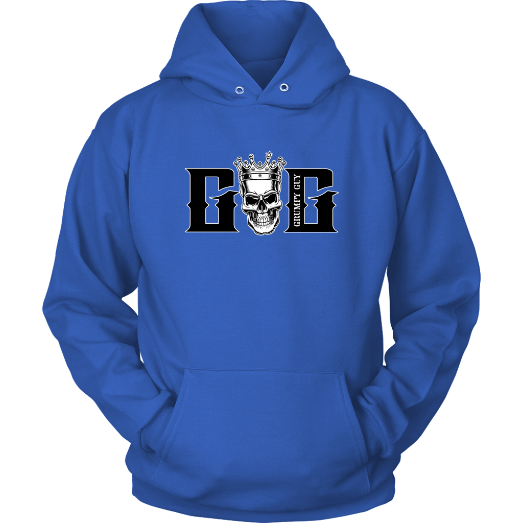 GRUMPY SKULL HOODIE