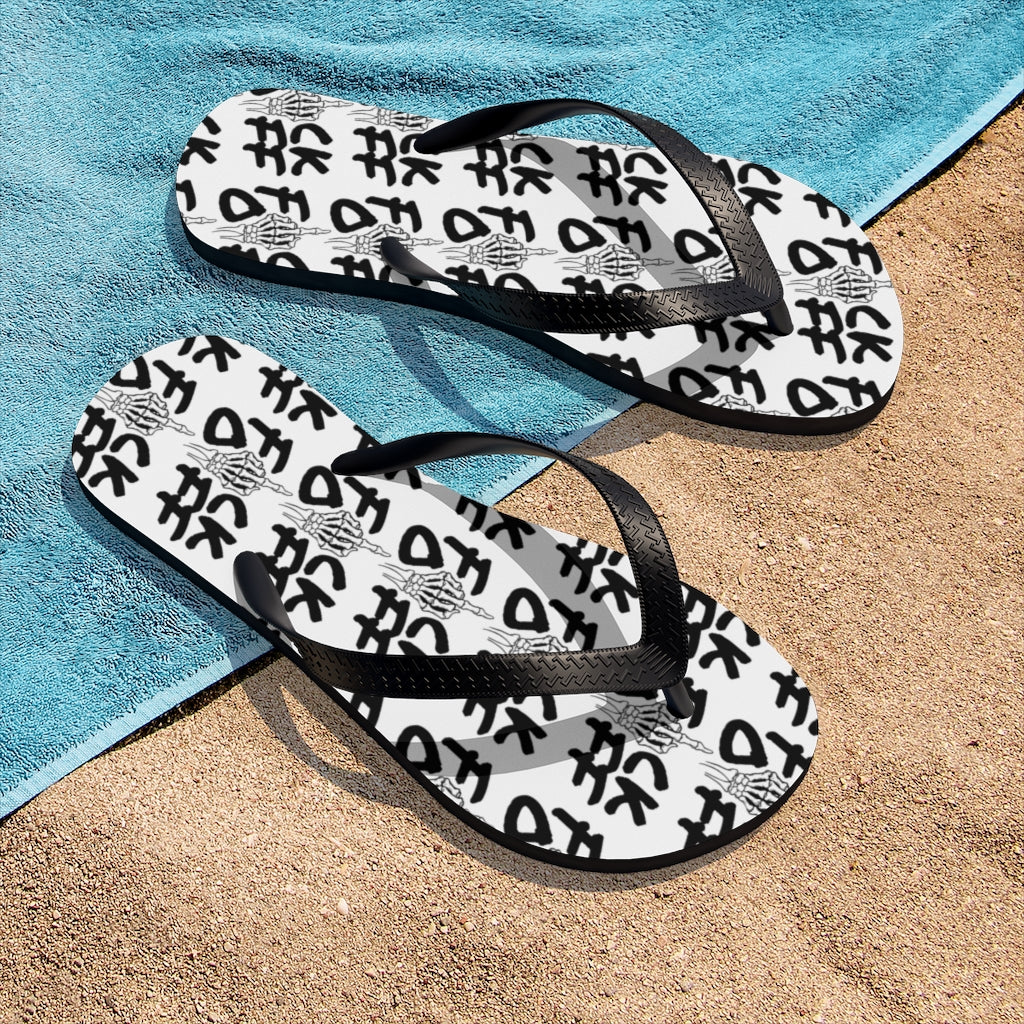 F*CK OFF Unisex Flip-Flops