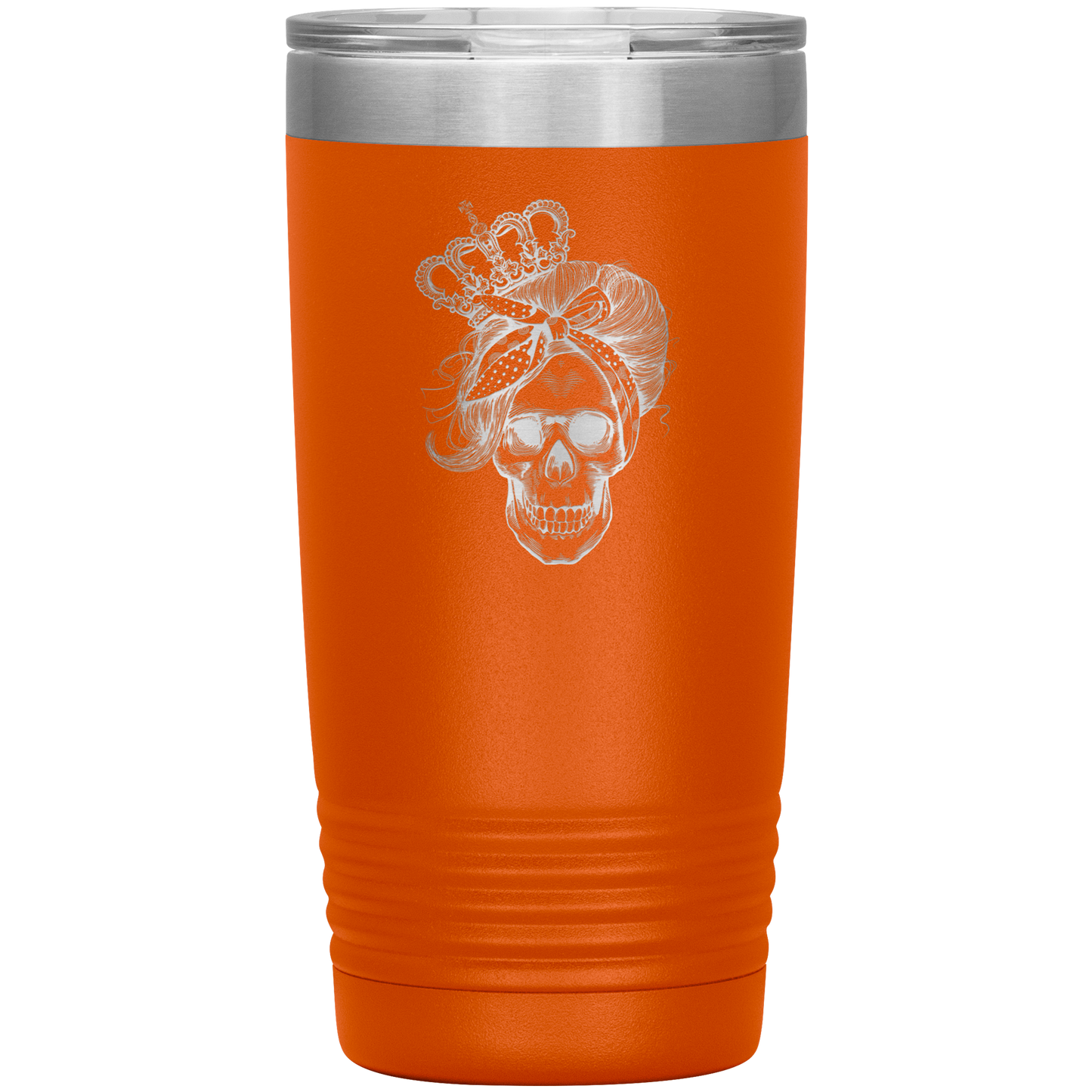 LONG LIVE THE QUEEN SKULL 20 OZ TUMBLER