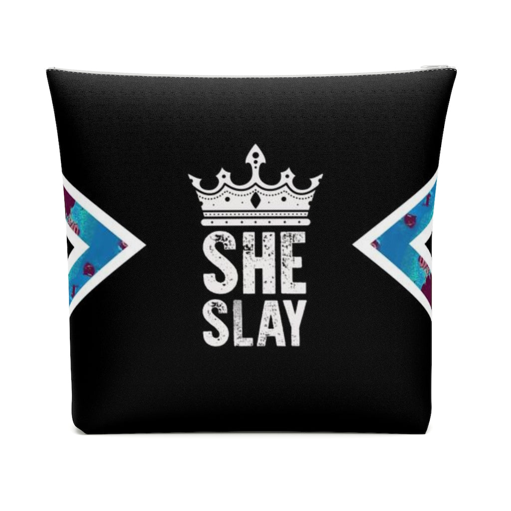 SHE SLAY Cotton Cosmetic Bag