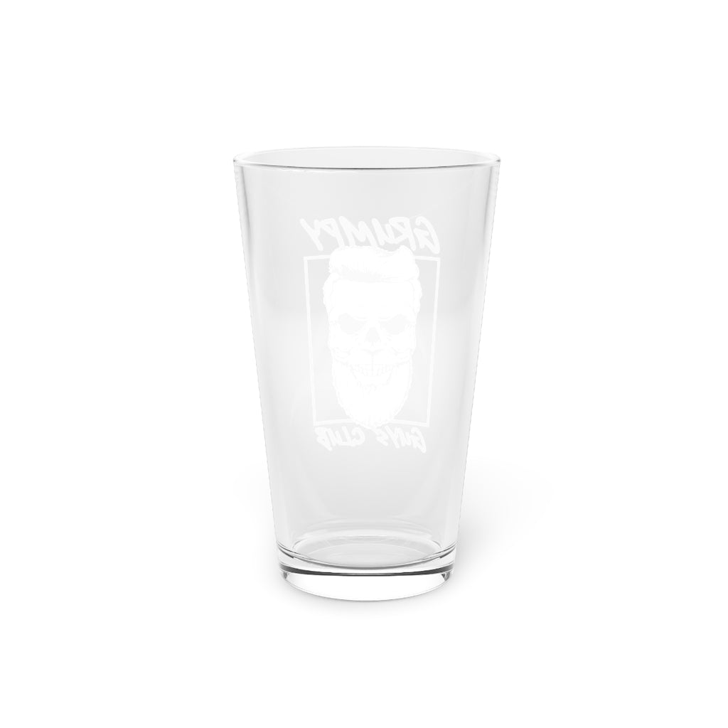 GRUMPY GUYS CLUB PINT GLASS