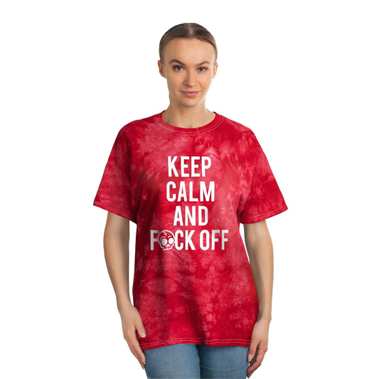 KEEP CALM AND F*CK OFF Tie-Dye Tee