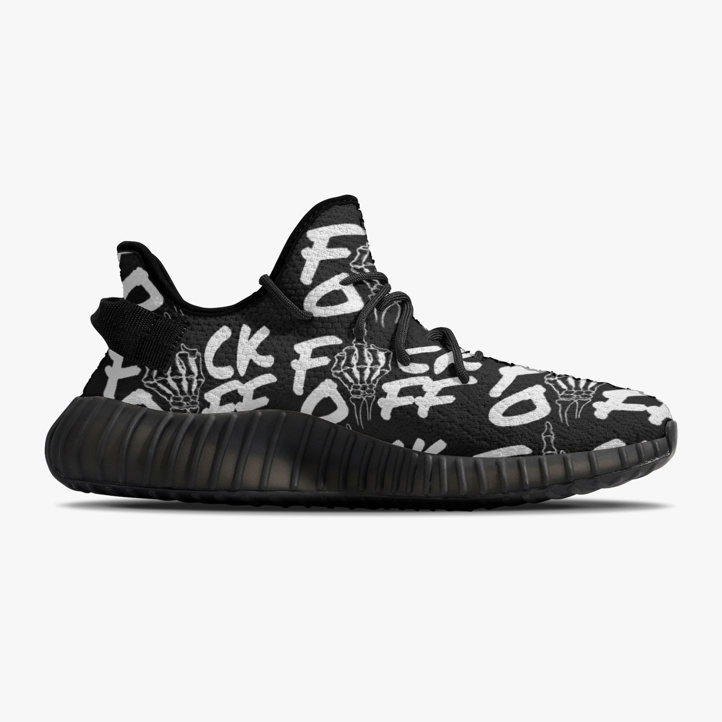 F*CK OFF Trendy Mesh Knit Sneakers