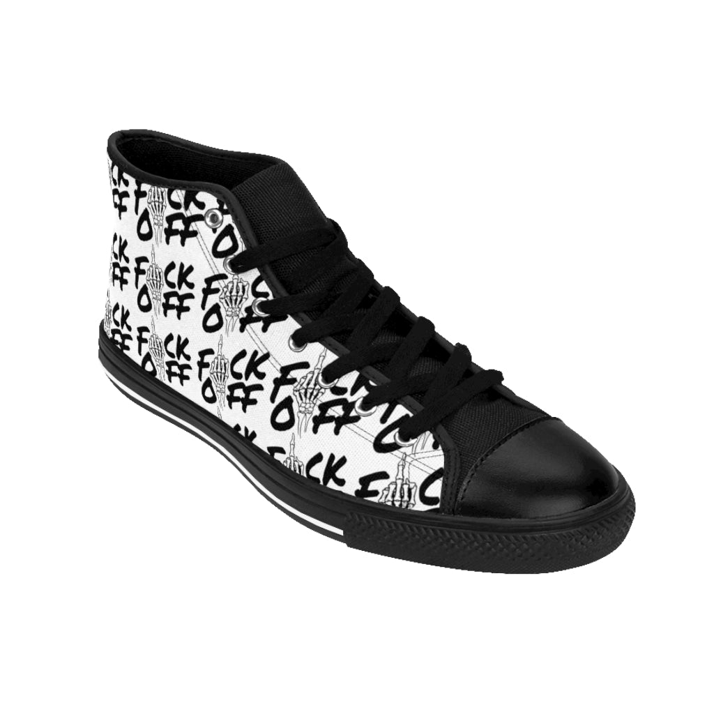 F*CK OFF Men's High Top Sneakers