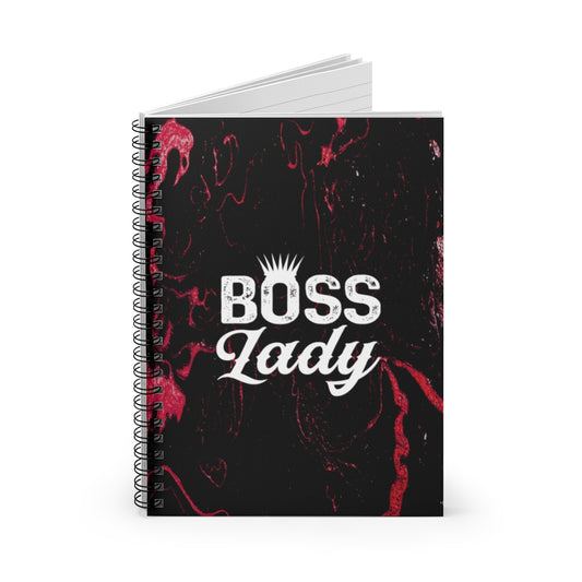 BOSS LADY Spiral Notebook - Ruled Line