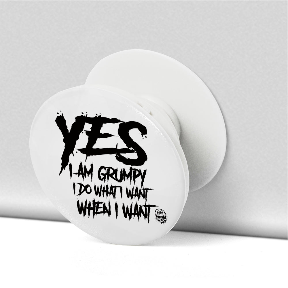 YES I AM GRUMPY PHONE POP SOCKET
