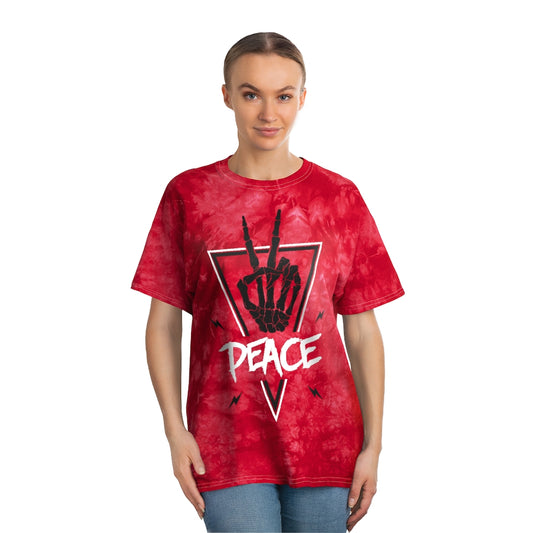 PEACE OUT Tie-Dye Tee