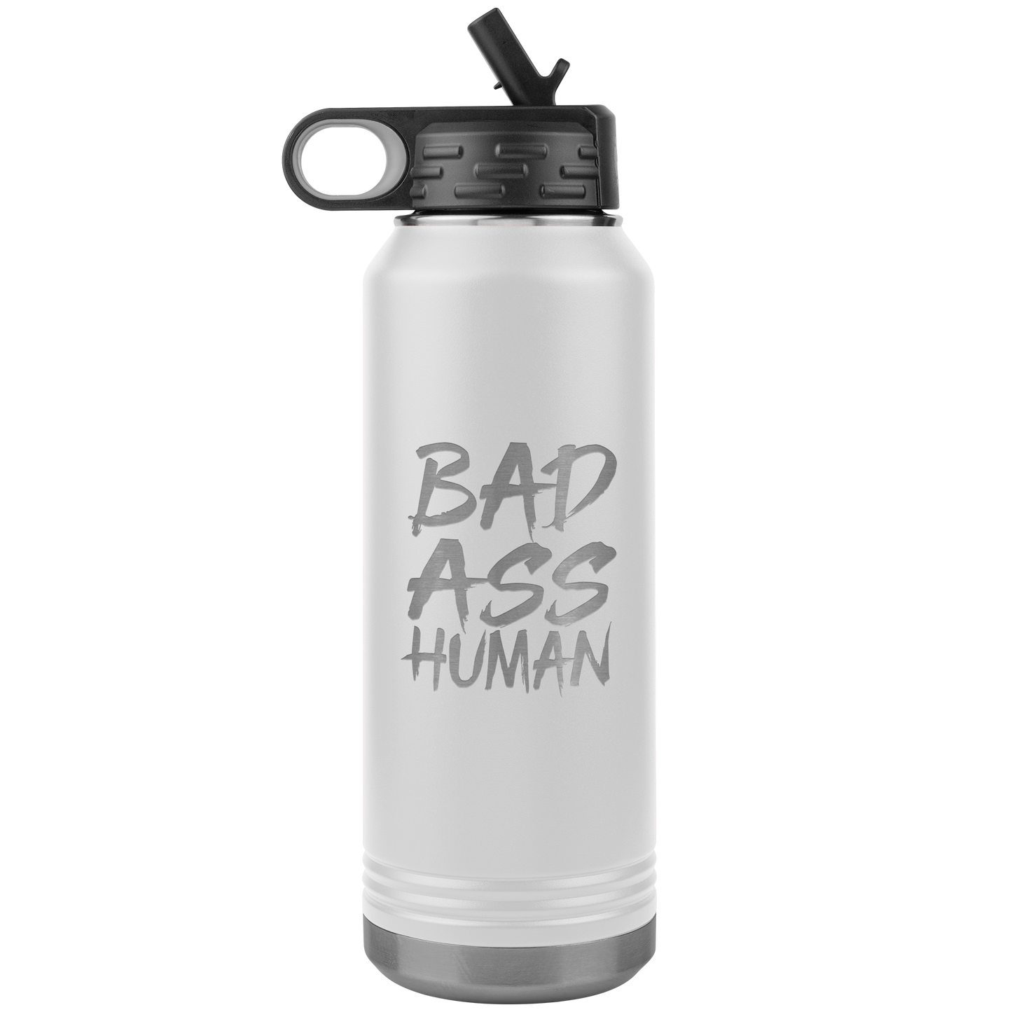 BAD ASS HUMAN 32 OZ WATER BOTTLE
