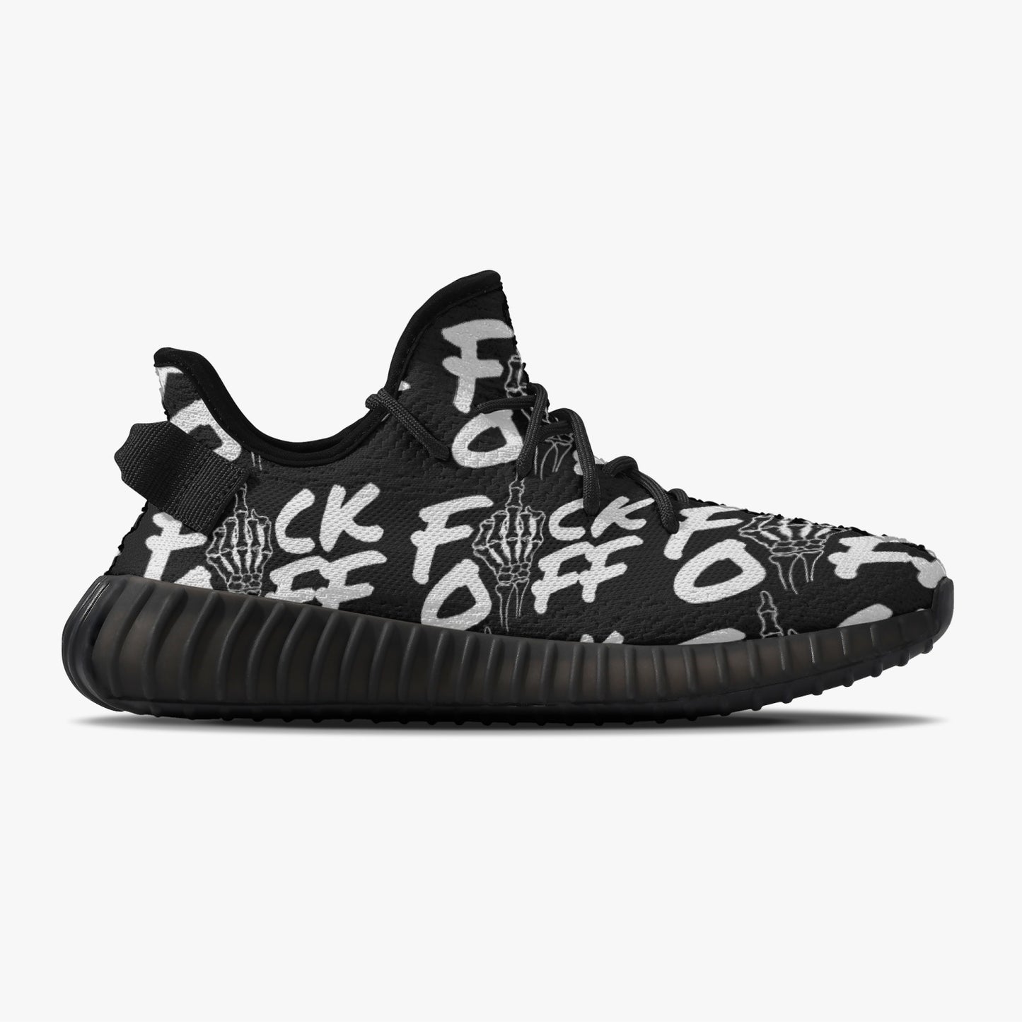 F*CK OFF Trendy Mesh Knit Sneakers