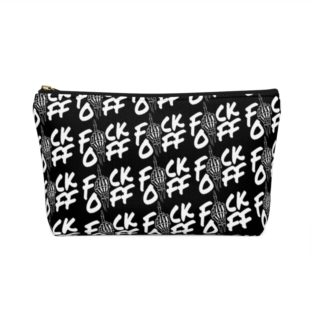 F*CK OFF Accessory Pouch w T-bottom