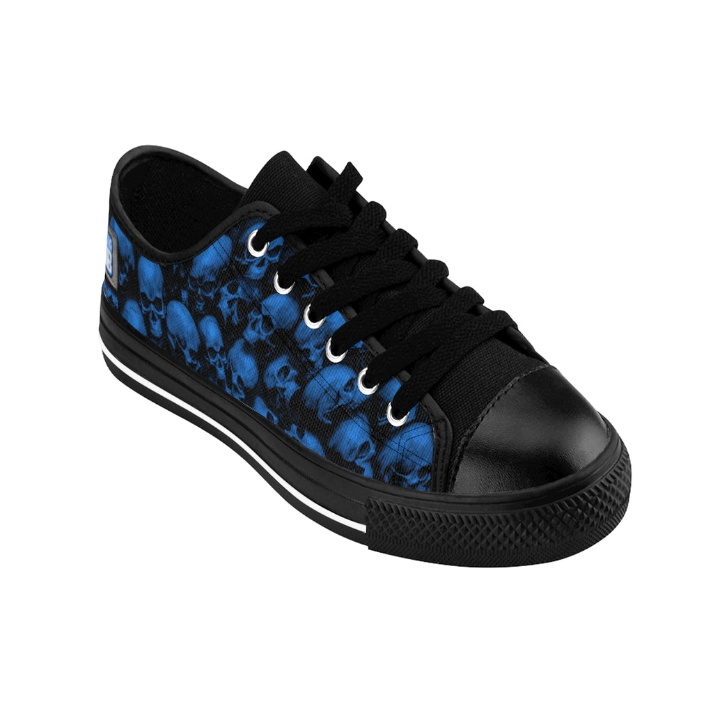 GRUMPY ASS GUYS CLUB BLUE SKULL Men's Sneakers