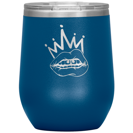 QUEEN BITCH TATTOO WINE TUMBLER