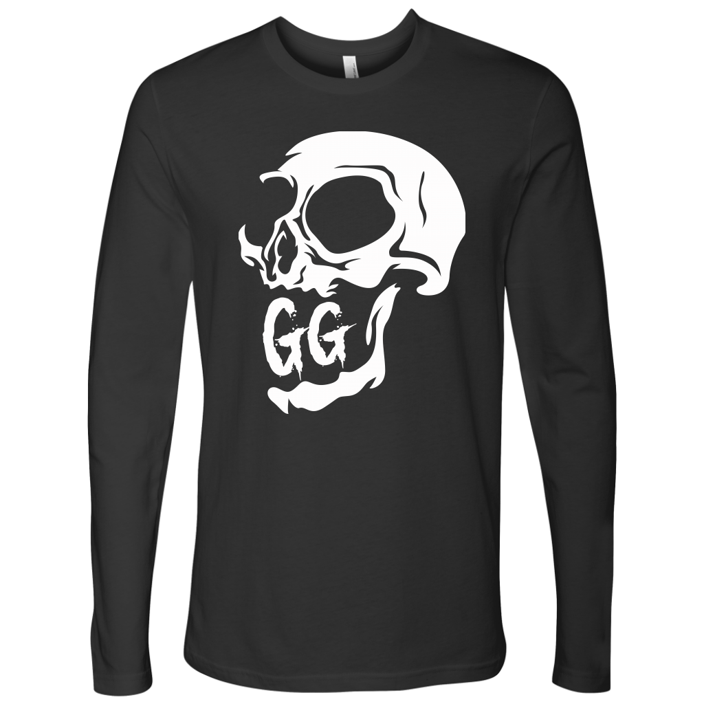 GRUMPY GUY CREEPY SKULL LONG SLEEVE