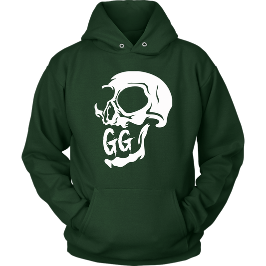 GRUMPY CREEPY SKULL HOODIE